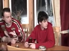 Five Boys Playing Bareback